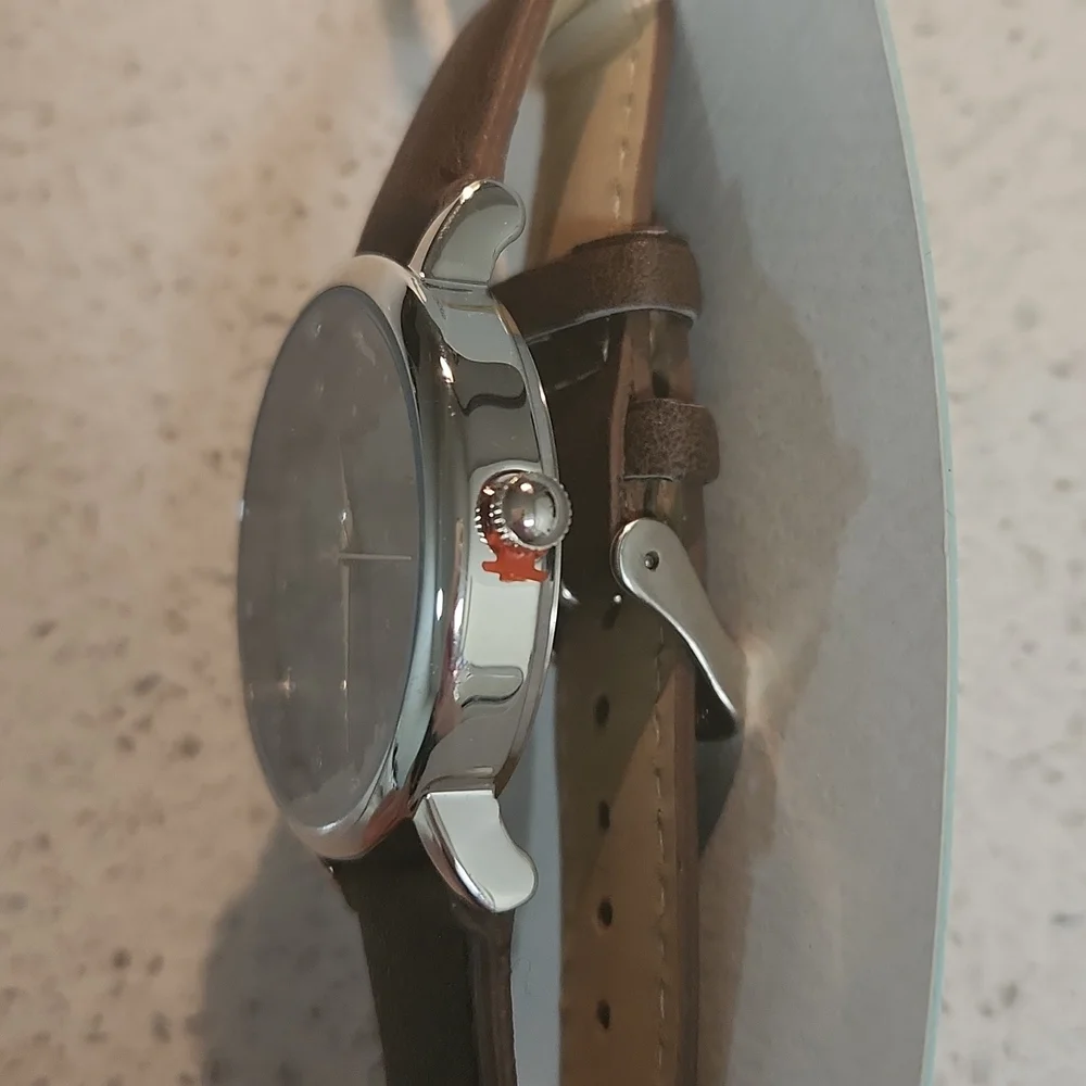 Maurices NWT Green Camo Print & Brown Blingy Watch